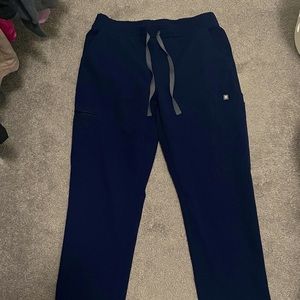 Wear FIGS navy blue scrub bottom